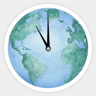 PLANET EARTH - 11th Hour - Wake Up Call - Climate - Environment Sticker